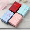 Boxes Bowknot Jewelry Box 24pcs /lot Jewellery Boxes and packaging Display Box 8x5cm Earrrings Ring Necklace Sets Gift Box for Jewelry