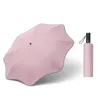Guarda-chuvas totalmente automáticas arredondadas de 8k Business Parasol Umbrella Edge Sunny Sun Customize logotipo