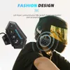 Auricolare per casco da moto per auto Bt12 Kit di chiamata in vivavoce Bluetooth senza fili Altoparlante per lettore musicale impermeabile stereo per auricolare per moto