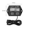 New Newest Digital Engine Tach Hour Meter for Motorcycle Motor Marine Chainsaw Pit Bike Boat Tachometer Gauge Inductive Display