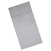 Sacs de couchage Sac de voyage portable en tissu lavé sur une doublure sale Sac de couchage léger (gris)