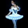Dancewear Professional Ballet Tutus LED Swan Lake Adult Ballet Dance Clothes Tutu Skirt Women Ballerina Dress For Girls Party 230520