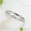 Полоса кольца простой стиль кубическое кольцо циркона для женщин 2 Цвет Симпатичный обручальный христал