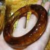 Bangles Natural Baltic Ambers Bangles Kadın Taş Bilezikler Hediyeler Anne kız arkadaşı Brown Amber Bangle Fine Jewelry Aksesuarları