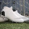 Buty bezpieczeństwa mężczyzn buty piłkarskie korki dla dorosłych kostki anty-sippery futsal wysokiej jakości tf/fg trawiasty trening sportowy buty piłkarskie bez poślizgu 230519