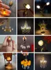 Novelty Items Dollhouse Miniature Lamp Table LampMini Can Be Bright Wall DollHouse Lamp Decor Accessories Dollhouse Furniture Toys G230520