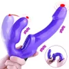 Vibrators strapon dildo voor vrouwen anale riem op vibrator sex speelgoed een paar 10 snelheden plug lesbische volwassenen speelgoed 1120