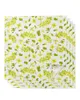 Serviette de table 4 pièces jaune fleur feuilles printemps carré 50cm fête mariage décoration tissu cuisine dîner service serviettes