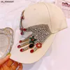 Ball Caps 202203-YY new designer style gorgeous ring rhinestones lady baseball hat women leisure visors cap J230520
