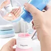 Lagringsflaskor 1/4st Silicone Refillable Bottle 90 ml Travel Makeup Dispensing Shower Gel Shampoo Jars Tool Container tom