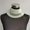 Colliers MANILAI Imitation perle déclaration colliers pour femmes collier perles bavoir cou tour de cou mode fête robe de mariée grand charme bijoux