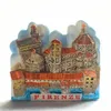 Kylmagneter Italien Venezia Firenze Palermo Milano Pisa Sicilia Roma 3D Harts för kylskåp klistermärke hem dekoration gåvor 230520