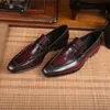 Berluti High End Erkek Lefu Cowhide üst ve timsahlı deri çapraz çubuklu resmi ayakkabılar orijinal deri taban saf el boyalı DU2V