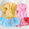 XXS Dog Dress Dog Lace Skirt Cat Apparel Summer Puppy Outfits Tiny Dog Clothes Sleeveless Princess Dresses for Kitten Chihuahua Teacup Poodle and Extra Small Dogs 724