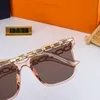 Nya fashionabla polariserade solglasögon för kvinnor högkvalitativa stora ramar med hög kvalitet solglasögon Square Sun Protection Tide 1797
