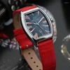Wristwatches Switzerland Watch Women Carnival Japan Quartz Watches Waterproof Colors Genuine Leather Reloj Hombre C8823-4