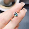 Küme Yüzükleri Vintage Alexandrite nişan yüzüğü Pearl 925 Sterlling Gümüş Düğün Gelin Yıldönümü