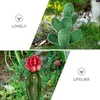 Decorative Flowers 3pcs Garden Stakes Signs Ground Inserted Decor Insert Ornament Landscaping Decoration Yard Adornment