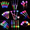 Party Decoration Star Heart Crown LED Flashing Sticks Light Fairy Wand Birthday Glow StickPurimToy Halloween Christmas Xmas