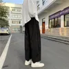 Męskie spodnie Mężczyźni swobodne spodnie plus 3xl solidne sztrutowe proste spodnie męskie luźne ins eleganckie elastyczne talia modna koreańska streetwear 230519