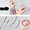 Componenten 100 m/partij Koeienhuid Lederen Sieraden Koorden 1mm 1.2mm 1.5mm 2mm voor sieraden maken Armband Ketting accessoires