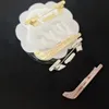 Emed Stamp V Brand Pearl Brooch Sier Women Badge Designer Jewelry Gift Flip Collar Unisex Versatile Dress Pins Brooches