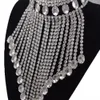 Colliers CuiEr grande taille 5mm Strass SS28 gland collier pour femmes goutte d'eau pendentif AB verre Strass bijoux pour mariage