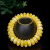 Bangles Natural Amber Stone Balinese Beeswax Bracelet Amber Bracelet Cake Chicken Oil Gold Beads Wheel Abacus Beads Exotic Ornaments