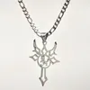 سلاسل كبيرة 2 '' Hatchetman Cross Necklace Stainless Steel ICP charms for Mens Boys 24 Int