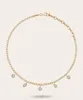 Colliers Janekellymother's Day Gift Trendy Dainty Initial Choker Collier personnalisé Collier empilable pour femmes