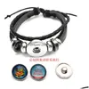 Corrente Button Snap Button MTILAYER BRACELETA DE CALURO PARA MAN MOMEM MANE