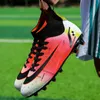 Безопасные обувь высококачественная футбольная обувь Neymar Football Boots Footsal Futsal Chuteira Campo Cleats Мужчины тренировать кроссовки Oredoor Women Thive TF/AG 230519