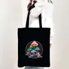 Sacs de soirée coloré Trippy Art femmes toile Shopper coton sac fourre-tout Shopping épaule sac à main