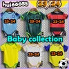23/24 Baby Kit Soccer Jerseys Club Baby Football Uniform Collection 2023 2024 Haaland Grealish Brazils Palmeiras Flamengos Benzema Madrids Al-Nassr Football Shirt