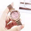 Montres-bracelets femmes montres minimalisme ciel étoilé aimant boucle décontracté femme montre Quartz luxe montre-bracelet Bracelet Relogio Feminino 2023