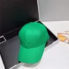 Diseñador Gat de béisbol Summer and Autumn Cap para hombres Cartas ajustables Capas Sólidas Vaco Bordado Bucket Hat Sunshade Sport