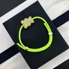 Bangle Fashion Charm Sterling Silver Original Jewelry YUMMY Cute Childlike Teddy Bear Bracelet For Women Luxury Jewelry Gift With