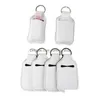 Other Home Storage Organization 30Ml Sublimation Blank Neoprene Per Bottle Holder Hand Sanitizer Set White Keychain Gift Drop Deli Dhde3