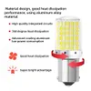 Nieuwe 12-24V autolichten Signaallamp 1156 PY21W BAU 15S BA 15S 1157 P21/BAY15D T20 7440/W21W 144SMD LED-lampen CANBUS CAR Turn Light