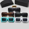 Designer-Quadrat-Sonnenbrille für Damen, Sonnenbrille, Herrenmode, Luxus, Outdoor, klassischer Stil, Unisex-Brille, Sport, Fahren, Strandbrille mit Box