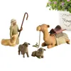 Items Novelty Items 2023 Birth Christmas Crib Nativity Scene Figures Catholic Christian Decor Home Decoration Orthodox Manger Church Ute