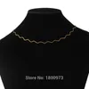 Choker Vintage Curve Necklace Women Girls Gift . Gold Color Twisted Chain Fine Jewelry African/Kenya/USA/Middle East Style Chokers