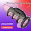 Jouets pour adultes Vibrant Cock Ring Vibrator Male Time Delay Ring Pénis Sex Toys Pour Hommes Femme Prolonger Climax Adult Sex Products Sex Shop 230519