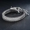 Armreif Fongten Hiphop Dragon Mesh Kette Armband Qualität Edelstahl Schwerer Charme Punk Herrenmode Schmuck Männliche Besondere Armbänder