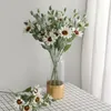 Decoratieve bloemen kransen planten 5 zonnebloemen vazen ​​moderne simulatie nepbloem woning decor gele kunstmatige zonnebloem wieden decora