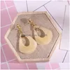 Charm Bohemian Earrings For Women Fashion Acetic Acid Plate Acrylic Handmade Geometric Party Jewelry Drop Delivery Dhdgv