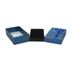 Lådor smycken låda 5*8 cm smyckesuppsättningar visar flera färger halsband/örhängen/ringlåda pappersförpackning presentförpackning för smycken 24 st/parti