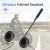 Auto Nuovo BT19 Moto Bluetooth V5.0 Casco Auricolare Moto Auricolare Stereo Senza Fili Altoparlante Supporto Chiamata in Vivavoce Mic Controllo Vocale