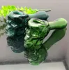 유리 파이프 흡연 제조 수제 물 담뱃대 색상 대형 유령 머리 유리 파이프