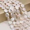 Polish Natural Freshwater Pearl Baroque Coin Loose Beads For Jewelry Making DIY Necklace Bracelet Earrings Accessory